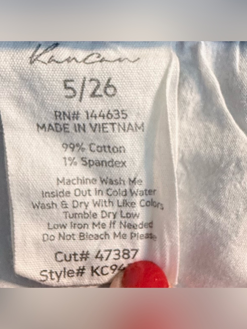 KanCan “Thalia” Mid Rise Distressed Straight Leg Jeans Size 5 - Picture 16 of 16